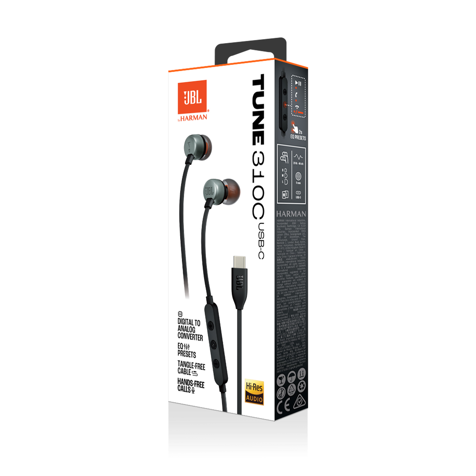 JBL TUNE 310C USB-C - MultiColor JBL TUNE 310C USB-C - MultiColor